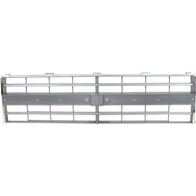 1985-87 C/10 Inner Grill, Silver, Dual Headlights, Includes 4 Vertical Outer Moldings, Each.