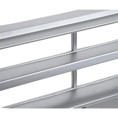 1985-87 C/10 Inner Grill, Silver, Dual Headlights, Includes 4 Vertical Outer Moldings, Each.