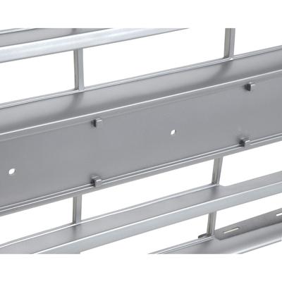 1985-87 C/10 Inner Grill, Silver, Dual Headlights, Includes 4 Vertical Outer Moldings, Each.
