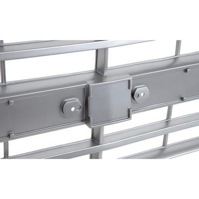 1985-87 C/10 Inner Grill, Silver, Dual Headlights, Includes 4 Vertical Outer Moldings, Each.