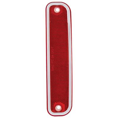 1973-80 C/30; Rear Side Marker Lamp; W/Chrome Trim; Red; Each