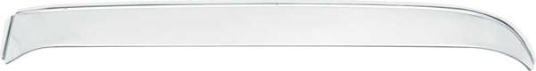 1967-72 C/10; Door Window Visor Shades; Polished Stainless; Pair