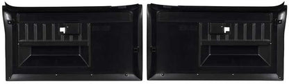1981-87 C/10 Front Door Panels, (BLACK) Pair.