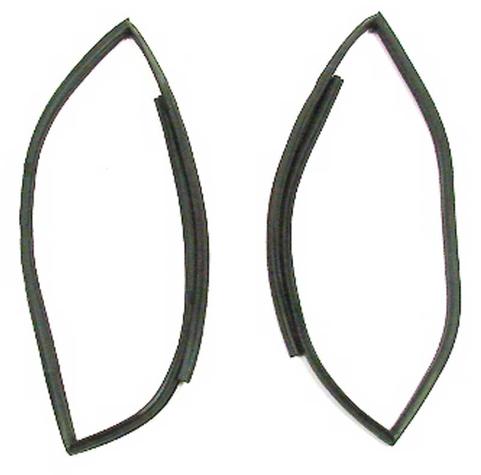 1966-1977 Ford Bronco; Roof Rail Weatherstrip Seals; RH and LH; Pair