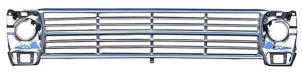 1968-69 Ford F-Series Truck; Grille Shell; Bright Anodized Aluminum; Reproduction