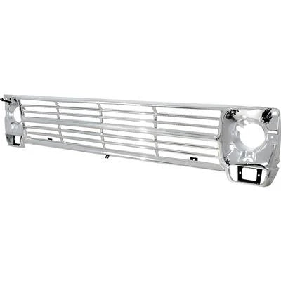1968-69 Ford F-Series Truck; Grille Shell; Bright Anodized Aluminum; Reproduction