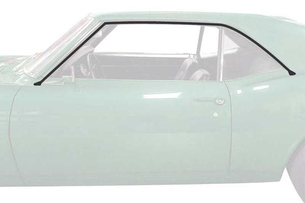 1968-69 Camaro, Firebird; Roof Rail Weatherstrip, Coupe, Pair (RWP 1410 68)