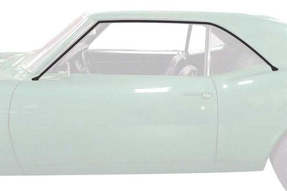 1968-69 Camaro, Firebird; Roof Rail Weatherstrip, Coupe, Pair (RWP 1410 68)