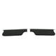1969 Camaro, Firebird; Coupe; Ribbed Sun Visors; Black, Pair