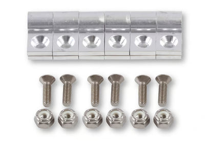 Line Clamp, 3/16", Package Of 6, Polished