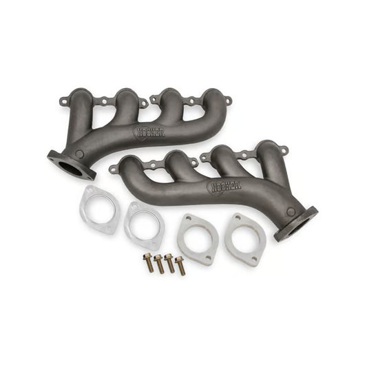 Hooker BlackHeart LS Swap Exhaust Manifolds - Natural Cast Finish