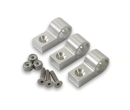 Line Clamp, 3/16", Package Of 6, Polished