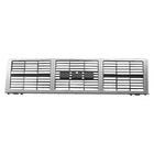 1985-88 GMC Truck Grill, Silver and Gray, Single or Dual Rectangular Headlamps
