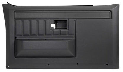 1981-87 C/10 Front Door Panels, (BLACK) Pair.