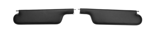 1965-1967 Chevelle Convertible Sun visors black Madrid grain
