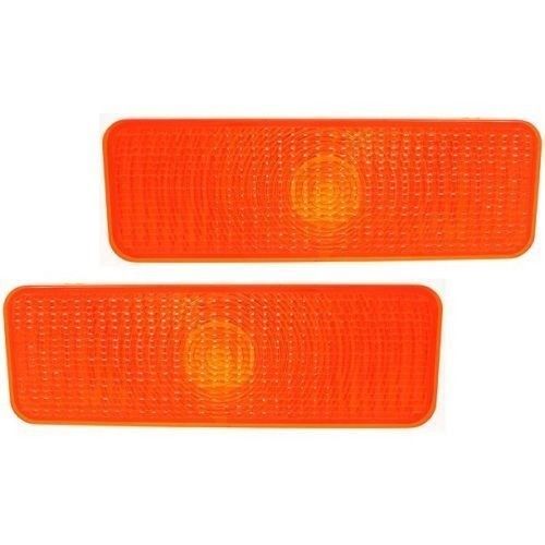 1980-1986 Ford F150 F250 F350 Bronco Park Light lens Pair lh and rh