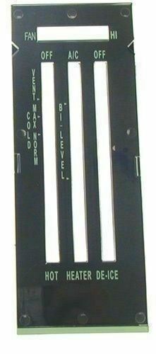 1969 Camaro 1969-1970 Nova Heater Control Lens Without AC
