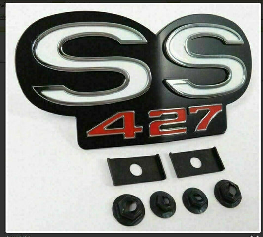 1967-68 Camaro "SS 427" Grille Emblem; GM Licensed; Made in the USA!
