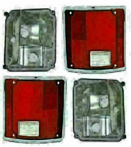 1973-91 C/10; Tail Lamp Assembly; with Trim; Pair