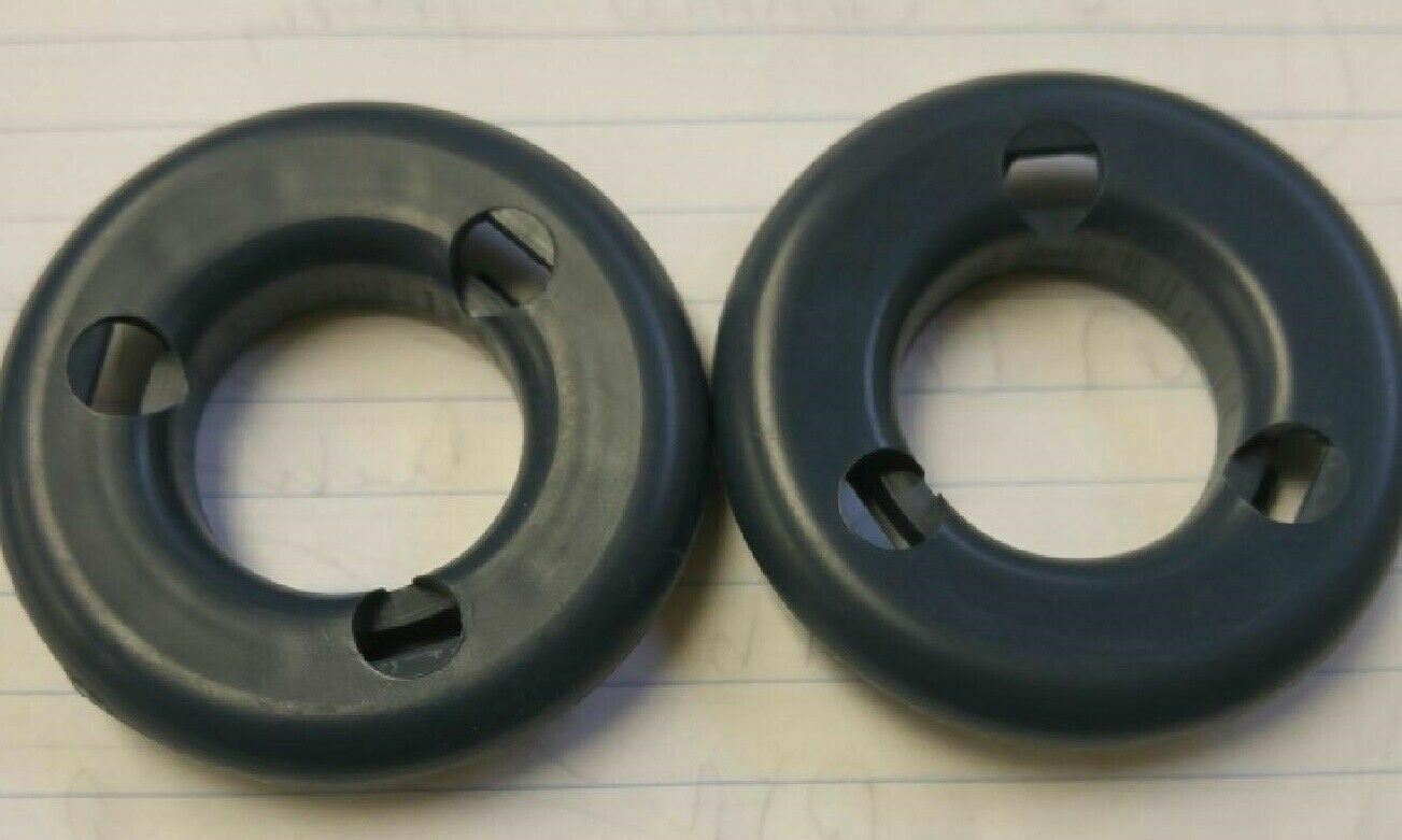 1967-1972 Chevy Truck door handle window crank Escutcheon Dark Blue pair