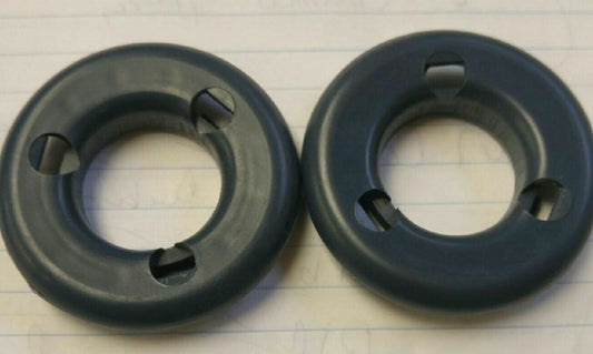 1967-1972 Chevy Truck door handle window crank Escutcheon Dark Blue pair