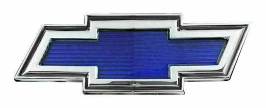 1969 1970 C/10 Hood Grille Emblem Bowtie Blue