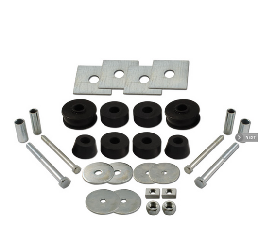 1960-1966 CHEVROLET & GMC TRUCK CAB MOUNT KIT 1/2 TON