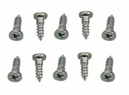 Molding Clip Stud Screw Set; #4 x 3/8" with 1/8" Shoulder; Zinc Plated; Package of 10