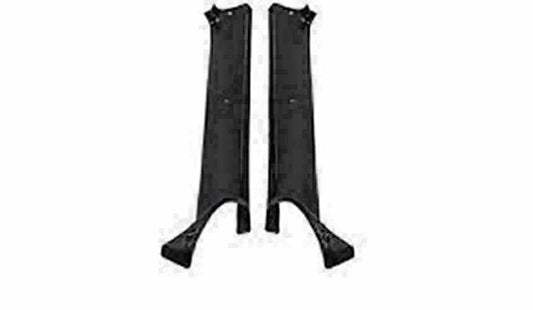 1967 Camaro / Firebird Coupe Inner Pillar Post Moldings, Black