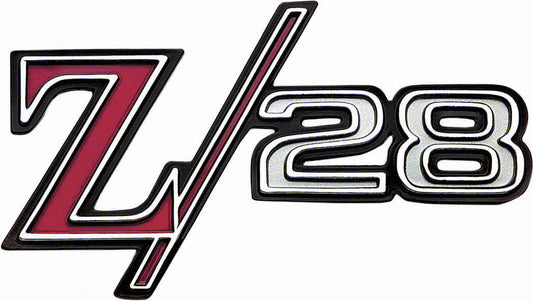 1968 Camaro Z28; Front Fender Emblem; with Hardware