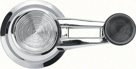 1961-64 Vent Window Crank Handle; Black Knob; Double Arm