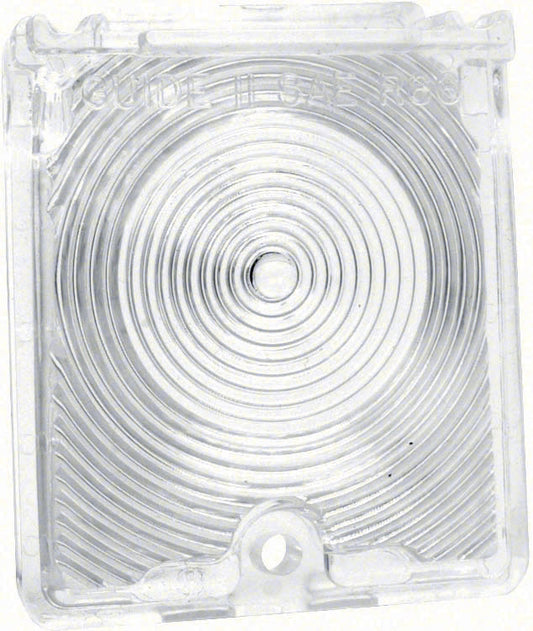 1966-67 Chevy II, Nova; Rear Back Up Light Lens; with GM Markings