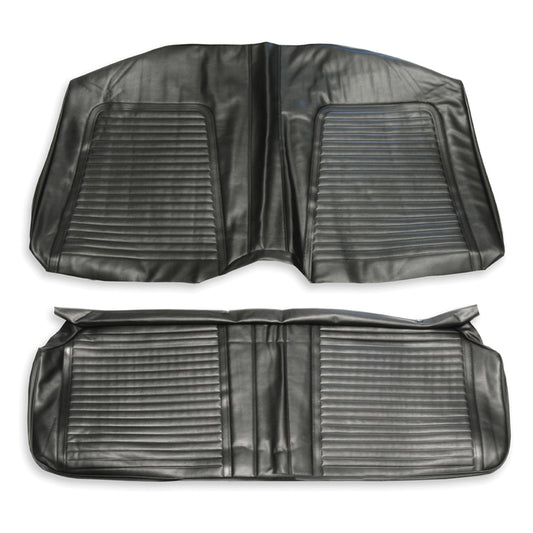 1969 Camaro Seat Cover Rear Black hardtop standard