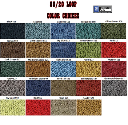 1941-1948 Chevrolet Passenger Car Carpet   53099