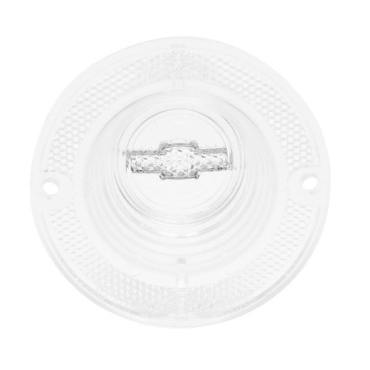 1962 IMPALA CLEAR TAIL LIGHT LENS W/ CLEAR BOWTIE AND TRIM
