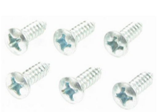 1947-66 Chevy, GMC Truck; Sunvisor Mounting Screw Set; 6 Piece Set