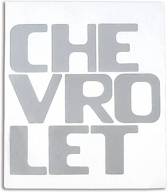 1954-1966 chevy truck stepside Tailgate decal letters Chrome