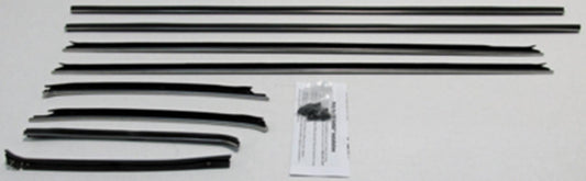 1969-1970 Impala & Caprice Custom Hardtop repos window fuzzie  Felt kit (8pcs)