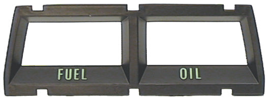 68-69 Camaro Console gauge Fuel and oil Bezel