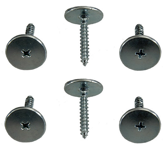 1968-1969 CAMARO  F-BODY ASTRO VENT SCREW SET, CORRECT (6 PIECES)